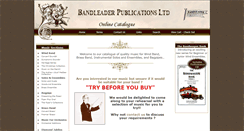 Desktop Screenshot of bandleader.biz