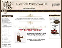Tablet Screenshot of bandleader.biz
